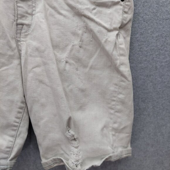 William Rast Mens Distressed Denim Shorts Light Wash Size 32 Actual 34 - Picture 3 of 12